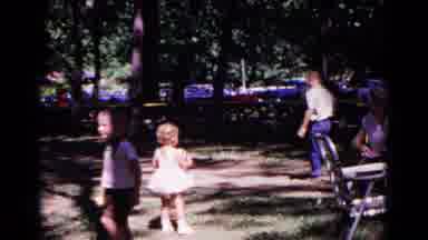 Cold Springs New York USA (1963): Family Enjoying The Outdoors At The Park