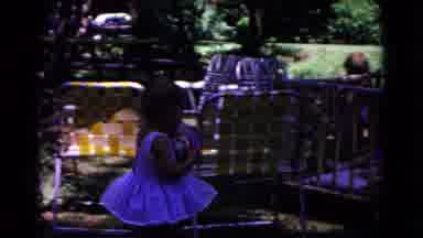 Cold Springs New York USA (1963): Small Kids Playing With Each Other And A Bed