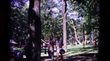 Cold Springs New York USA (1963): A Man And Lady Holding Hands Walking In Park