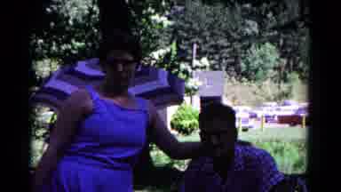 Cold Springs New York USA (1963): People Enjoying And Posing For Pictures On A