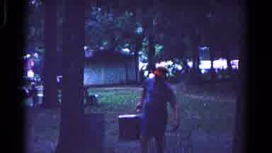 Cold Springs New York USA (1963): Father Doing His Part For The Picnic
