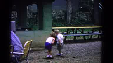 Cold Springs New York USA (1963): Little Kids Talking To Each Other