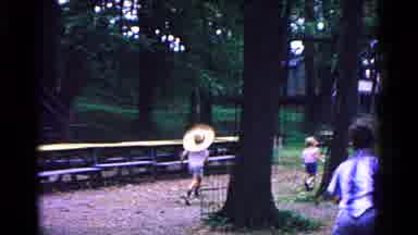 Cold Springs New York USA (1963): Children Playing At Outdoor Family Gathering