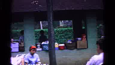 Cold Springs New York USA (1963): Community Gathering With Kids And Adults Running