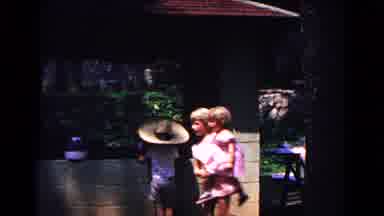 Cold Springs New York USA (1963): Boy In Sombrero Is The Life Of The Party As The