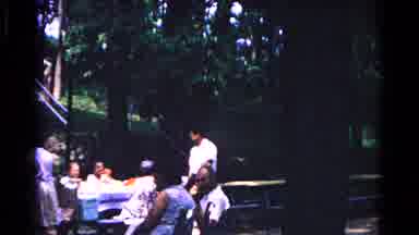 Cold Springs New York USA (1963): People Having A Picnic At The Park
