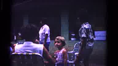 Cold Springs New York USA (1963): Family Gathering In The Garden Summer Children
