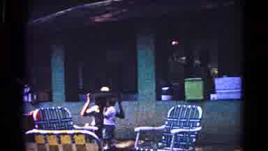 Cold Springs New York USA (1963): Mother Puts Her Large Beach Hat On Her Child's