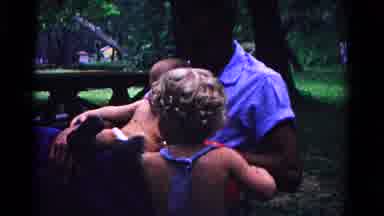 Cold Springs New York USA (1963): Movie Maker Creating A Video Of Young Children