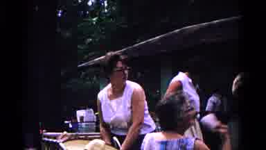 Cold Springs New York USA (1963): Families Having Picnic At Park Kids Playing