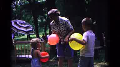 Cold Springs New York USA (1963): 2 Girls 3 Balloons Greed Consequence Punishment