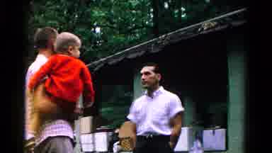 Cold Springs New York USA (1963): The Film Rolls The Smiles Captured At The Family