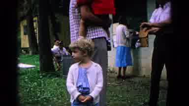 Cold Springs New York USA (1963): Child At Large Family Gathering Or Reunion