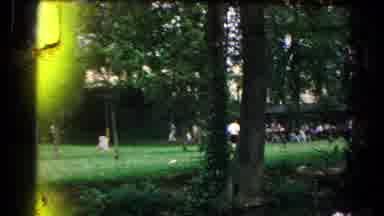 Cold Springs New York USA (1963): Families Having Picnic And Kids Playing In