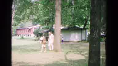 Cold Springs New York USA (1963): Home Video Of An Elderly Man And Young Boy