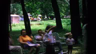 Cold Springs New York USA (1963): The People Were Sitting In The Chair On The Park