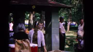 Cold Springs New York USA (1963): Large Group Of People And Children Attending A