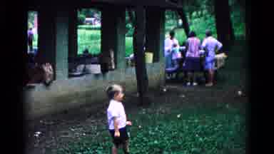 Cold Springs New York USA (1963): Small Boy Playing Catch With A Red Ball During A