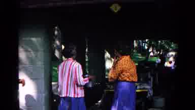Cold Springs New York USA (1963): Family Cookout And Grandson Takes The Pot From