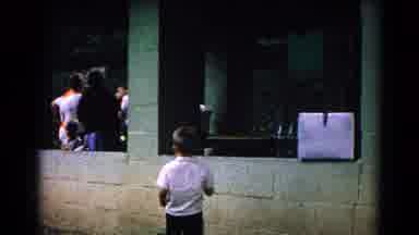 Cold Springs New York USA (1963): Kids And Adults Gathered Around A Green Wide