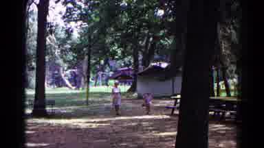 Cold Springs New York USA (1963): Kids Walking With Adult In Nature