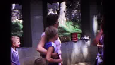 Cold Springs New York USA (1963): Vintage Video Of Family In A Park On A Sunny Day