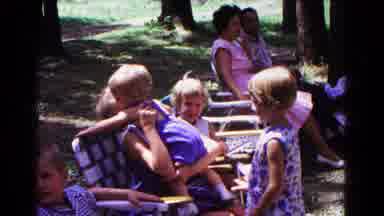 Cold Springs New York USA (1963): The Children's Are Playing Very Happy In The