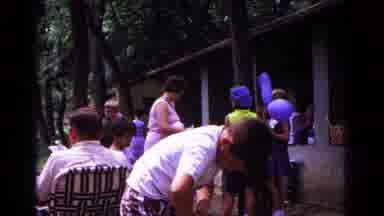 Cold Springs New York USA (1963): Children Playing With Balloons At A Birthday