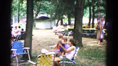 Cold Springs New York USA (1963): Video Of Family Gathering Or Event In A Park