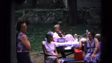 Cold Springs New York USA (1963): A Group Of People Having A Picnic