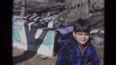 Lincoln Nebraska (1963): A Little Boy Smiles And Blinks Hard From The Incredibly
