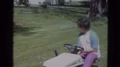 Lincoln Nebraska (1963): Home Video Of Boy Riding A Tractor At Family Home