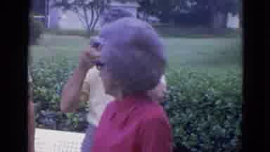 Lincoln Nebraska (1963): Group Of Elderly People Chatting Happily In A Park