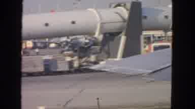 San Francisco California (1963): Watching How A Plane Drives Up To The Airport