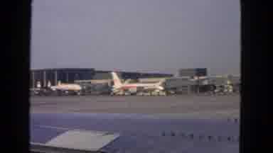 San Francisco California (1963): Someone Filming From An Airplane At An Airport