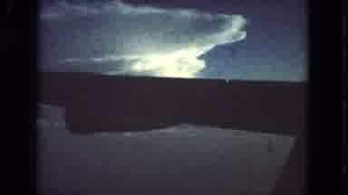 San Francisco California (1963): View Of Huge Billowing White Cloud Blue Sky And