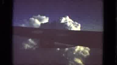San Francisco California (1963): The Wing Of An Airplane Flying In The Sky With