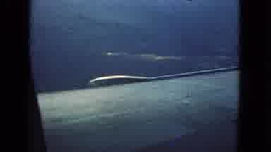 San Francisco California (1963): Airplane View Of Green Nature And Airplane Wing