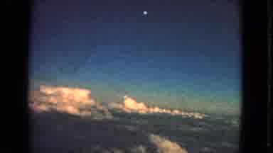 San Francisco California (1963): High Altitude Shot From Inside Of An Airplane Of