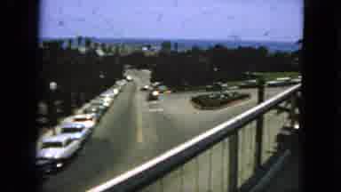 San Francisco California (1963): Sunny Home Film Showing Intersection Traffic From