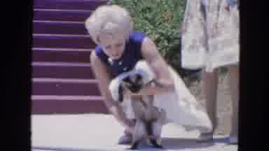San Francisco California (1963): Lady Interacting With Cat And Different Lady