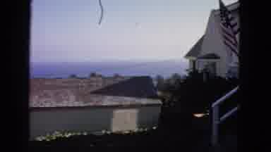 San Francisco California (1963): View Of Beige Buildings With American Flag And