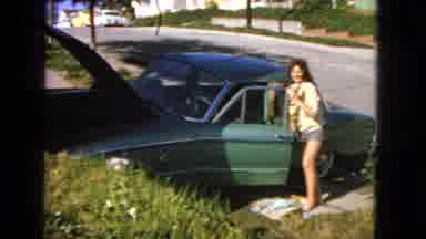 San Francisco California (1963): Mom And Dad Working On Car By Garage Having Fun