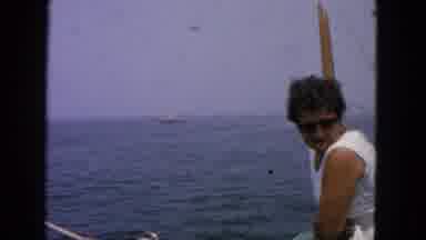 San Francisco California (1963): Sailing Across The Ocean In A Sailboat Belonging