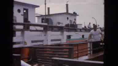 San Francisco California (1963): Two Boats Sailing Close To Each Other While Two