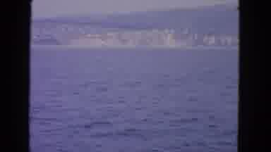 San Francisco California (1963): View Of A Tropical Coast Line From A Boat In The