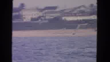 San Francisco California (1963): Riding In Boat Passing Beach And Houses On The