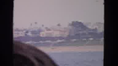 San Francisco California (1963): View From Boat Approaching Long Pier Of Ocean
