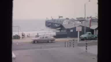 San Francisco California (1963): Fishing Pier With Cars And A Truck Parked In