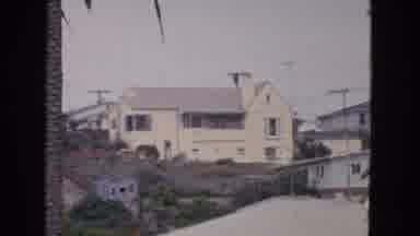 San Francisco California (1963): Yellow Two-Story Home Surrounded By Plush